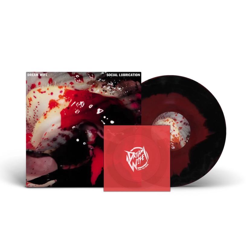Social Lubrication (Indies Exclusive): Red + Black Vinyl LP + Flexidisc { vinyl }