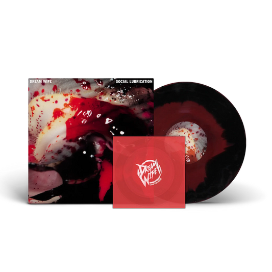 Social Lubrication (Indies Exclusive): Red + Black Vinyl LP + Flexidisc { vinyl }