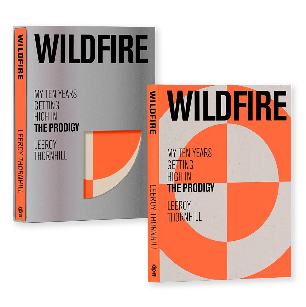 Wildfire: My Ten Years Getting High in the Prodigy Signed Deluxe Edition Hardback Book { vinyl }