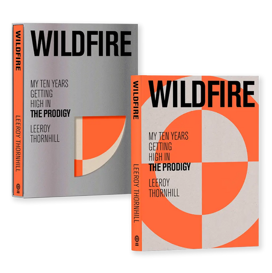 Wildfire: My Ten Years Getting High in the Prodigy Signed Deluxe Edition Hardback Book { vinyl }
