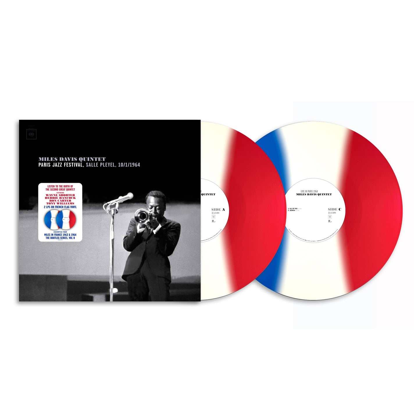 Paris Jazz Festival, Salle Playel (10/1/1964): Limited 'French Flag' Tricolour Vinyl 2LP { vinyl }