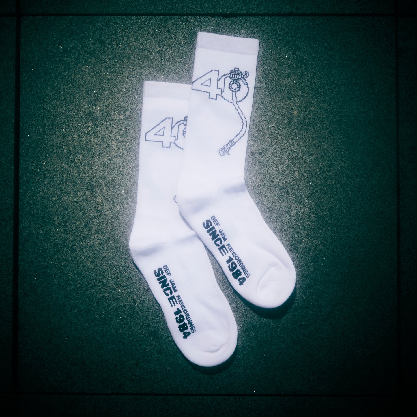 LIMITED EDITION DEF JAM 40TH ANNIVERSARY SOCKS { vinyl }
