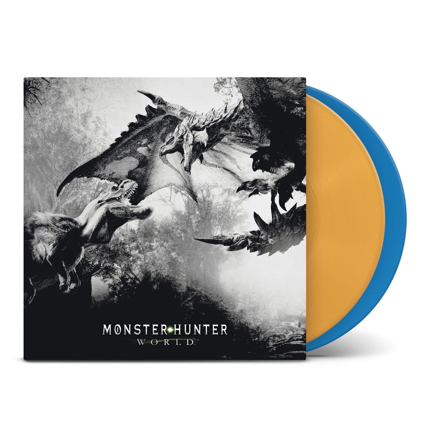 Monster Hunter - World (Original Soundtrack): Limited Mustard & Blue Vinyl 2LP { vinyl }
