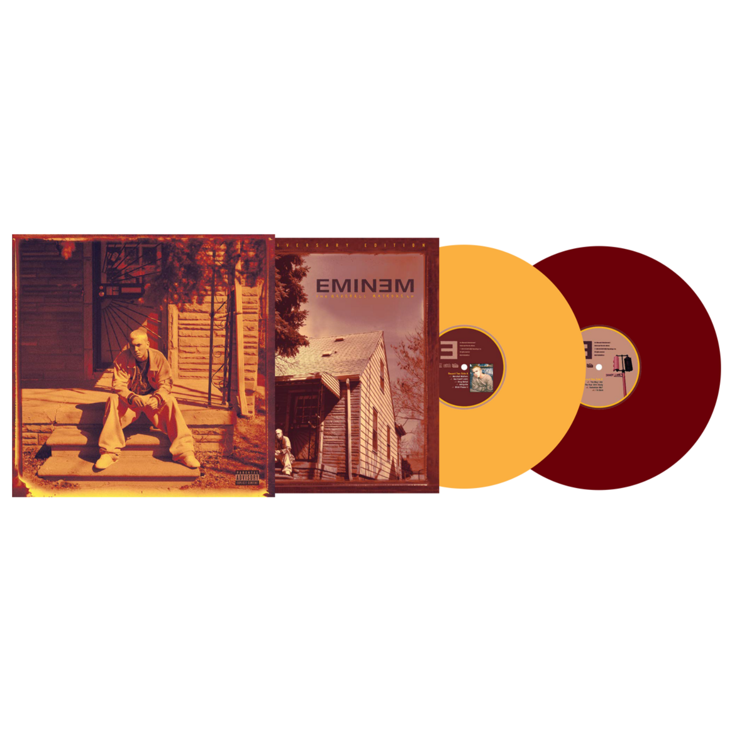 The Marshall Mathers LP (25th Anniversary) (Red/Yellow Vinyl + Poster) { vinyl }