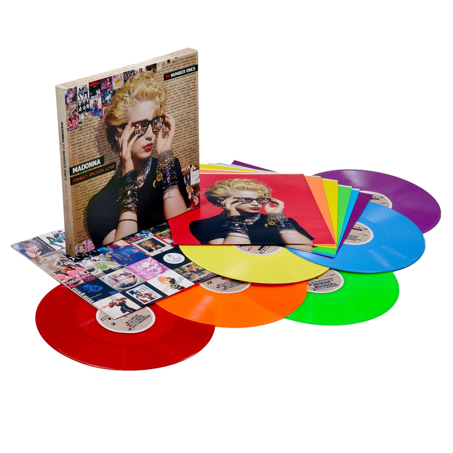Finally Enough Love - Fifty Number Ones: Limited Rainbow Edition 6LP Vinyl Box Set { vinyl }