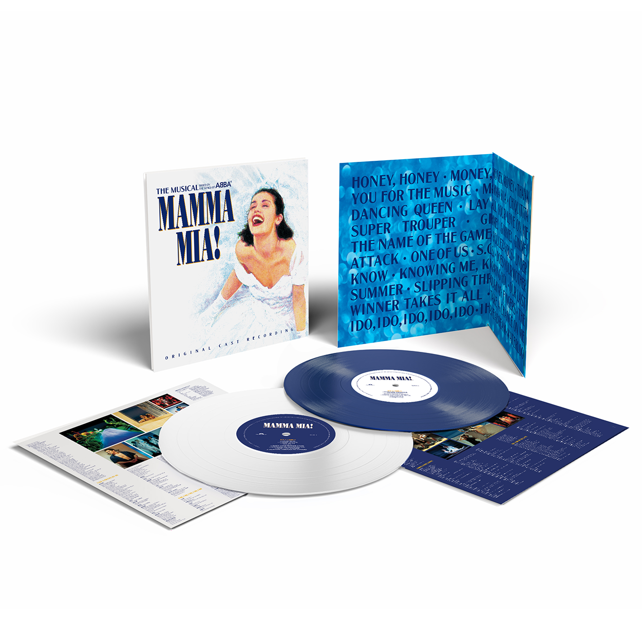 Mamma Mia - Original Cast Recording: Blue & White Vinyl 2LP { vinyl }