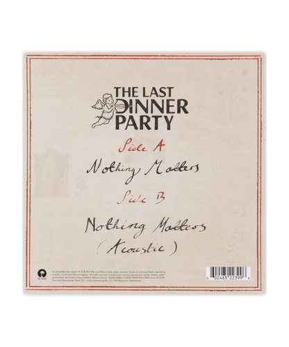 Nothing Matters: Crystal Clear Vinyl 7” Single { vinyl }