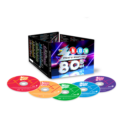 NOW That’s What I Call The 80s (5CD) { vinyl }