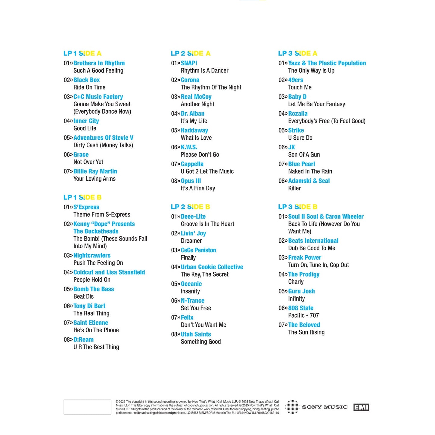 NOW That's What I Call An Era - Such A Good Feeling: 1988-1995 (3LP) { vinyl }