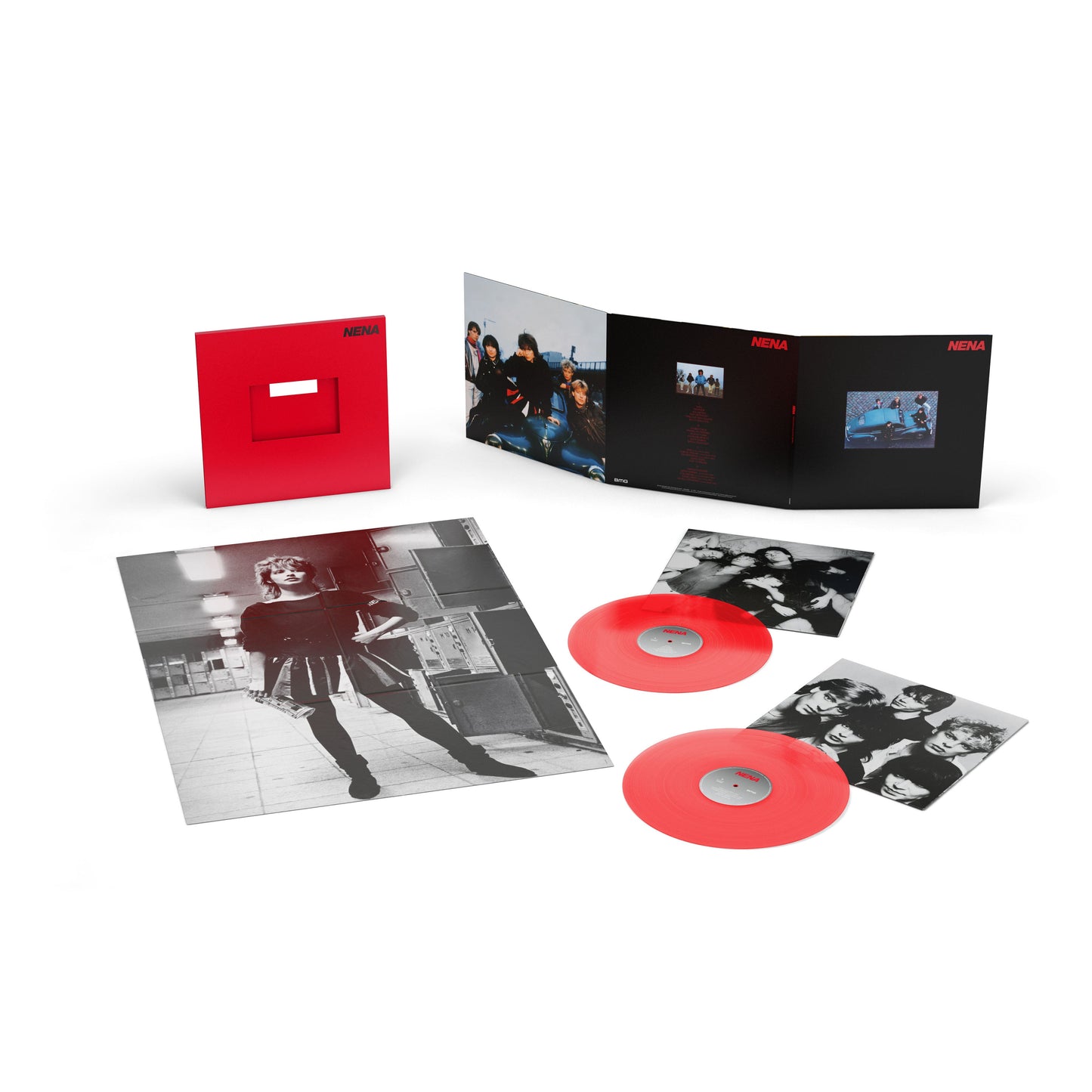 NENA (Remastered & Selected Works): Clear Red Colour Vinyl 2LP { vinyl }