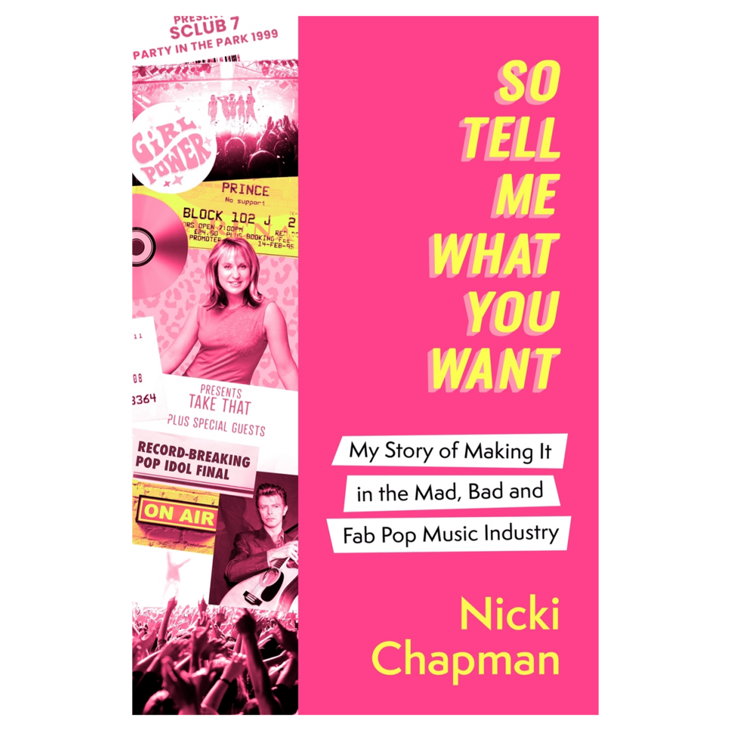 So Tell Me What You Want: Signed Hardback Book { vinyl }