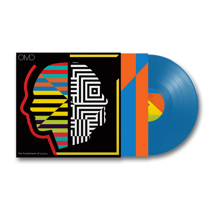 The Punishment of Luxury: Limited Blue Vinyl LP & Bauhaus Staircase: Exclusive Spot Gloss UV Print { vinyl }