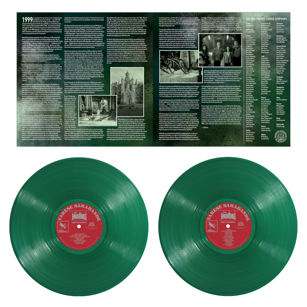 The Haunting (OST): Limited Translucent Green Vinyl 2LP { vinyl }
