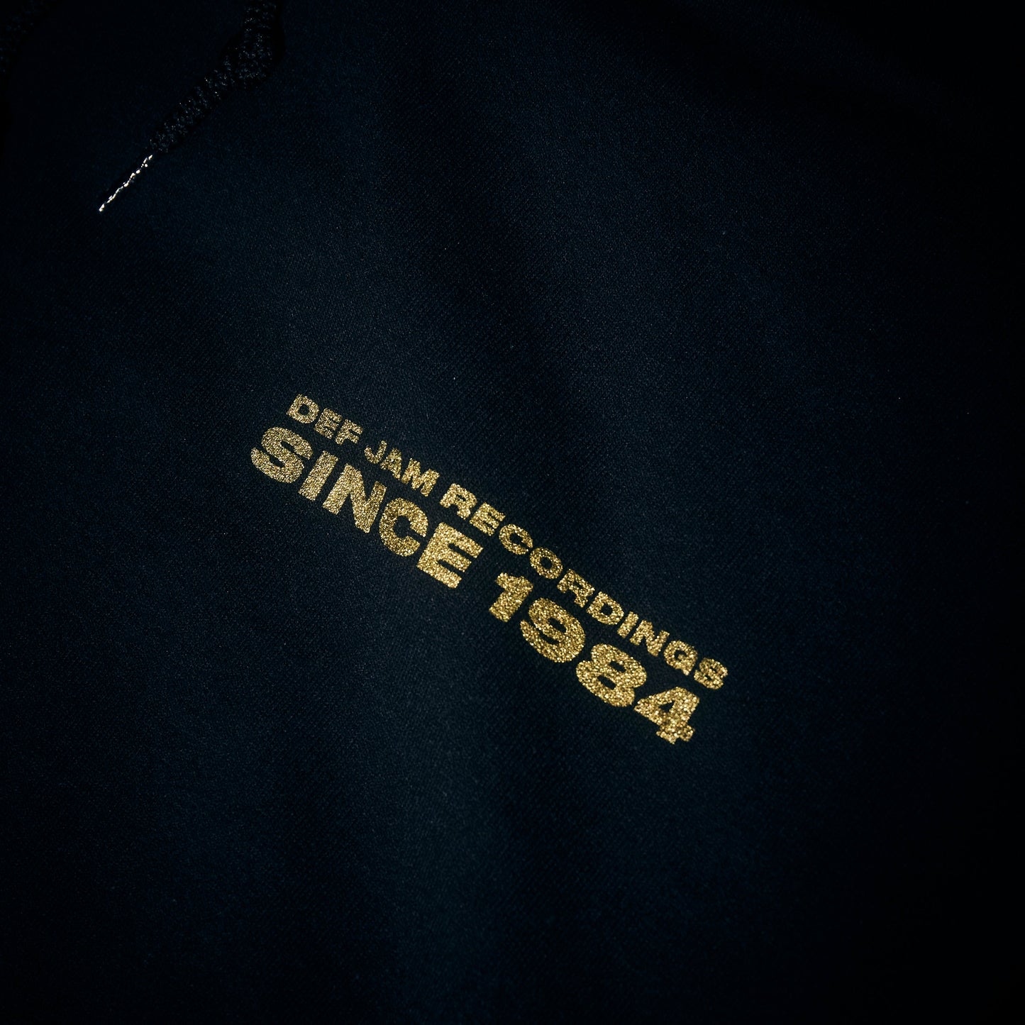 Limited Edition Def Jam 40th Anniversary Black Hoodie { vinyl }