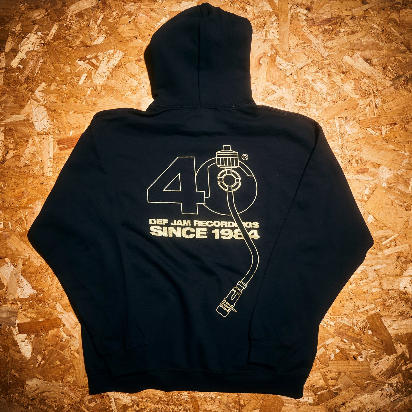 Limited Edition Def Jam 40th Anniversary Black Hoodie { vinyl }