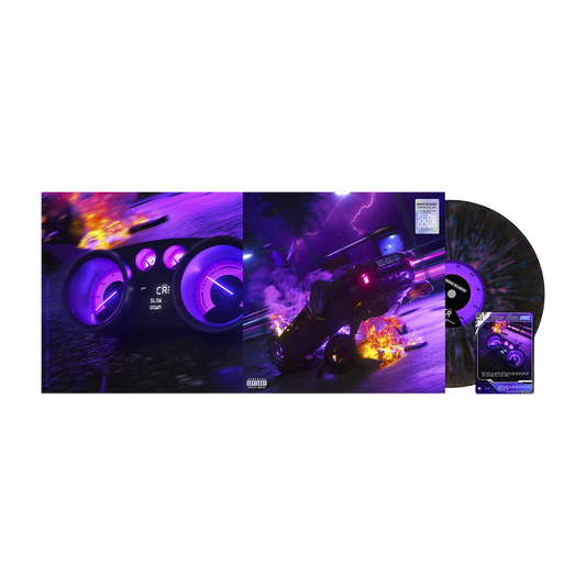 Paradise: Pink & Blue Splatter Black Ice Vinyl LP & Exclusive Signed Print { vinyl }