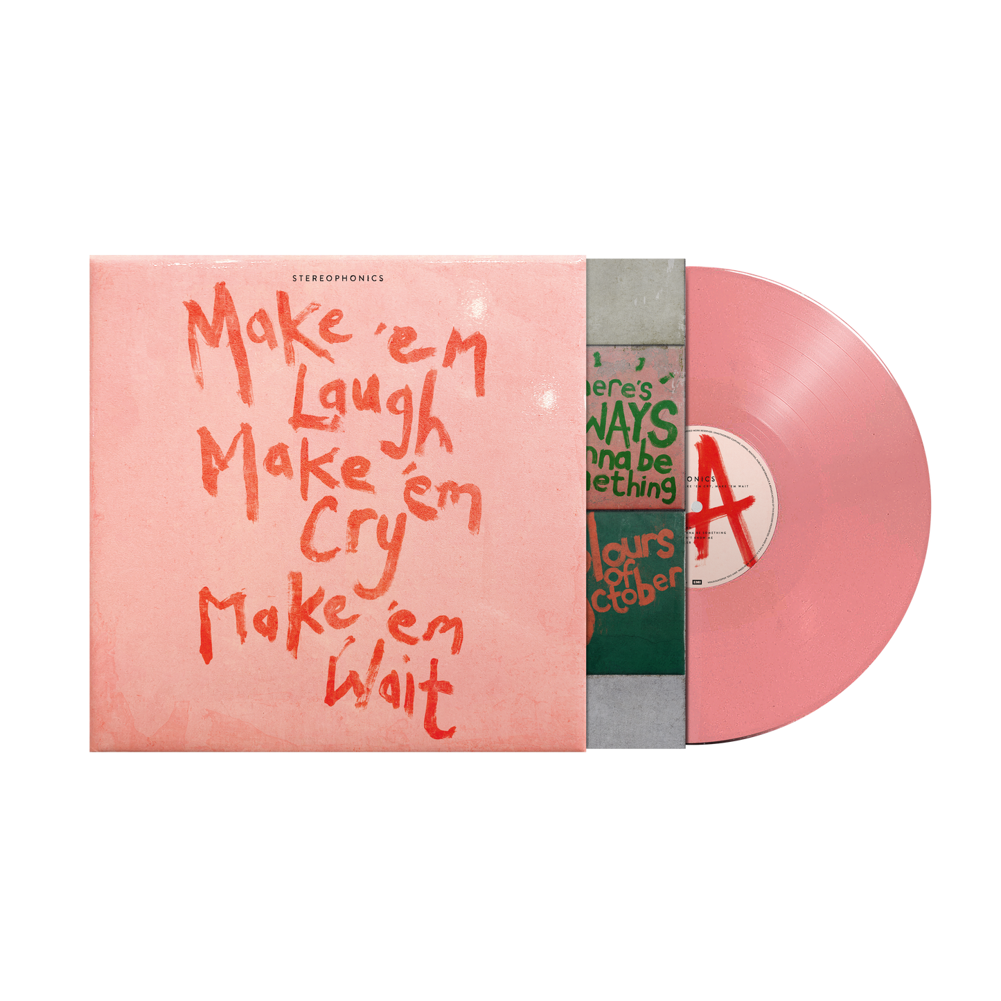 Make ‘em Laugh, Make ‘em Cry, Make ‘em Wait - Translucent Pink Vinyl { vinyl }