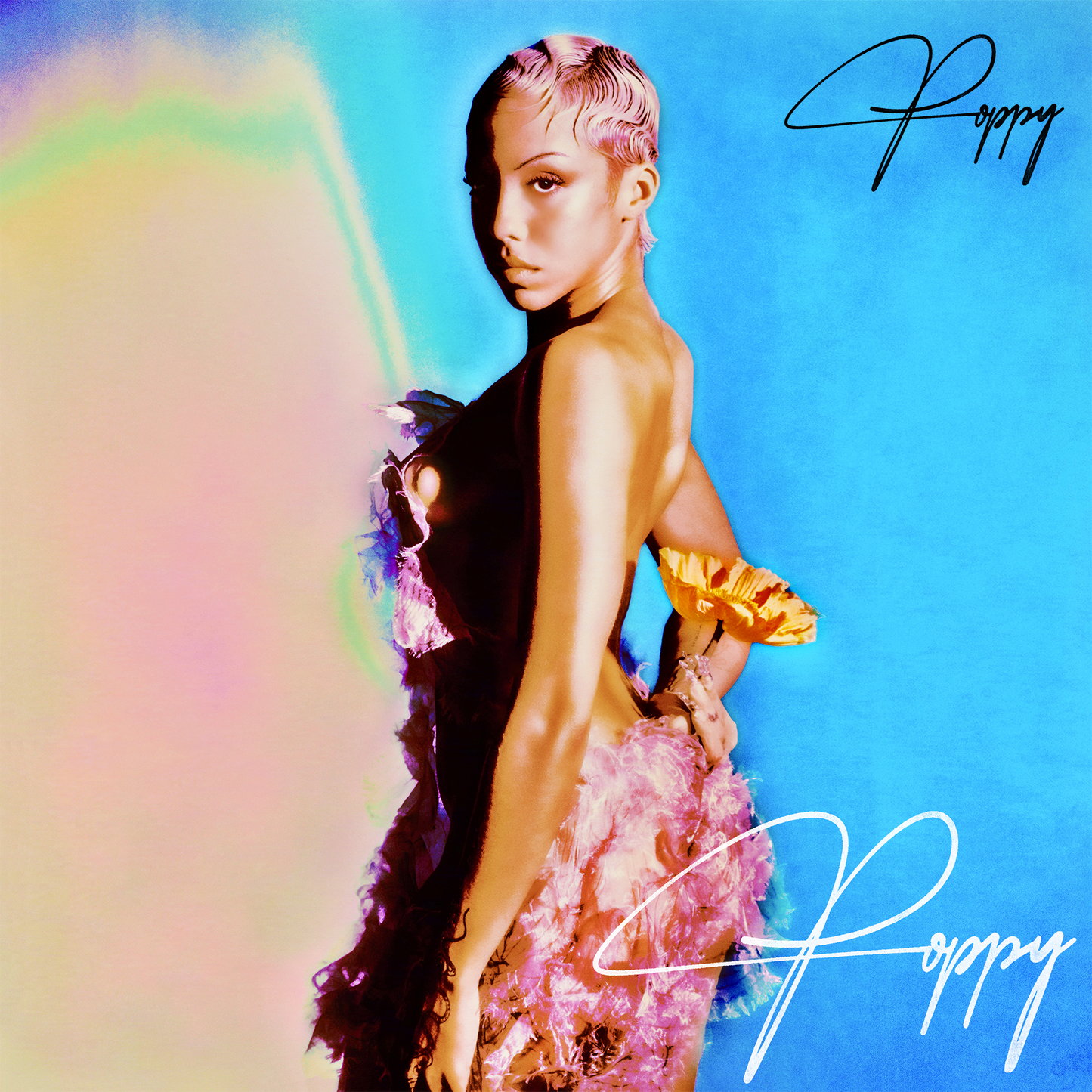 Poppy Ajudha - Signed Art Card { vinyl }