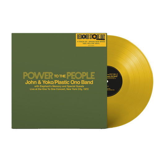 Power To The People - Live at the One To One Concert, New York City, 1972 (RSD25): Yellow Vinyl LP { vinyl }