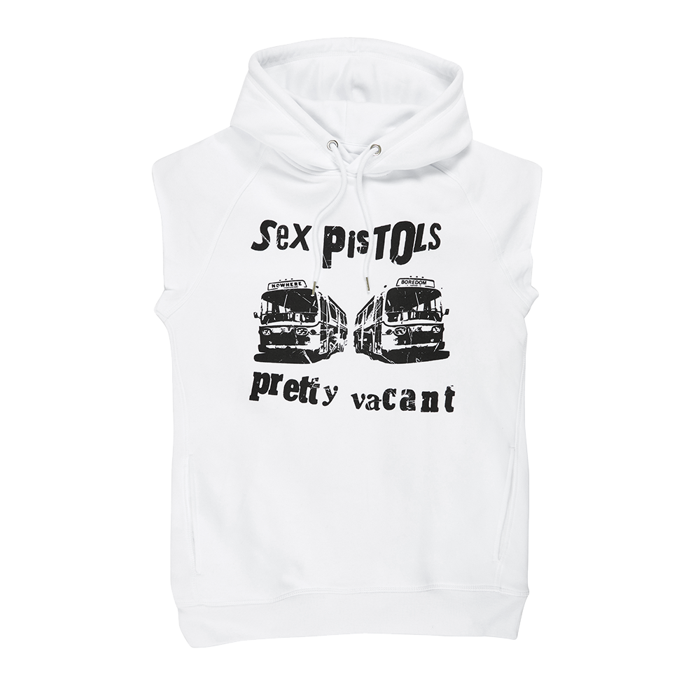 Pretty Vacant Sleeveless Hoodie { vinyl }