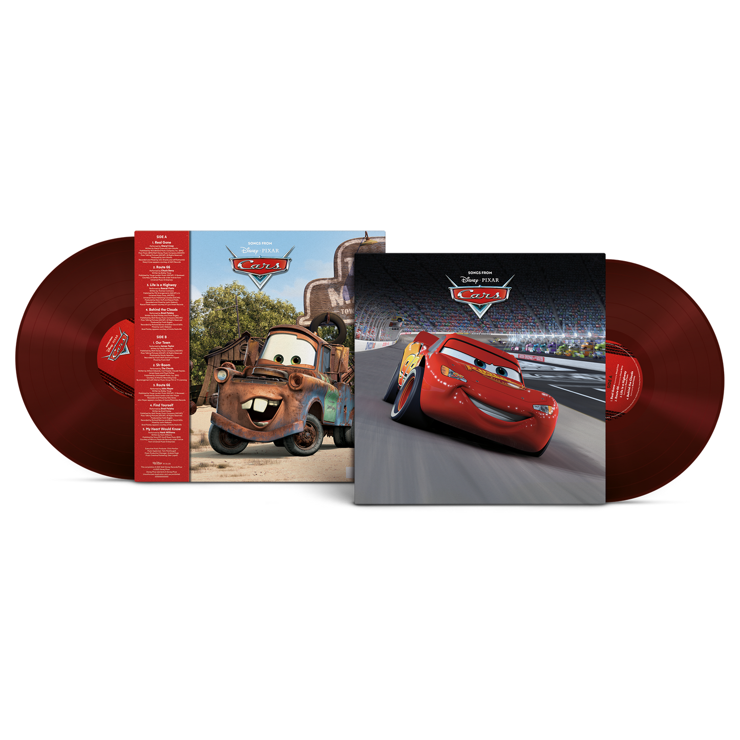 Songs From Cars: Limited Edition Disney 100 Dark Red Vinyl LP { vinyl }