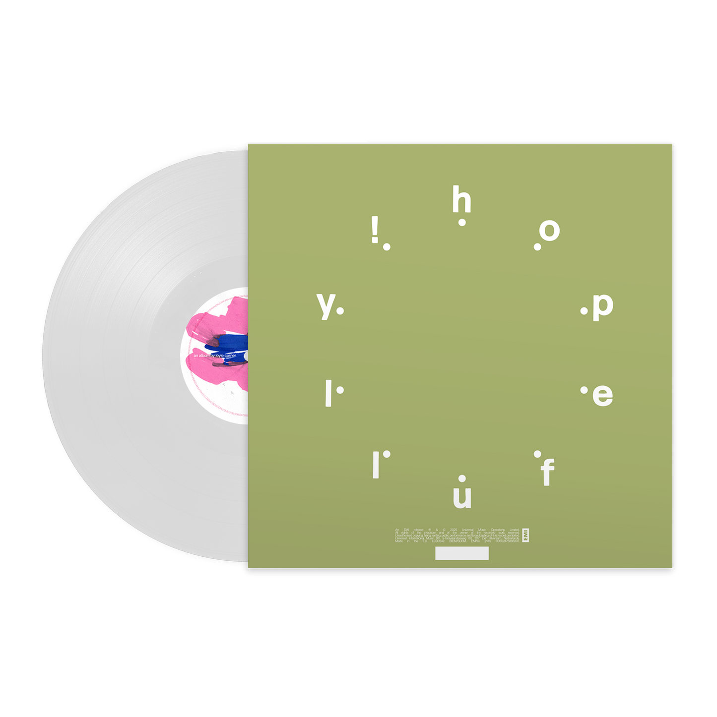 hopefully ! standard clear lp { vinyl }