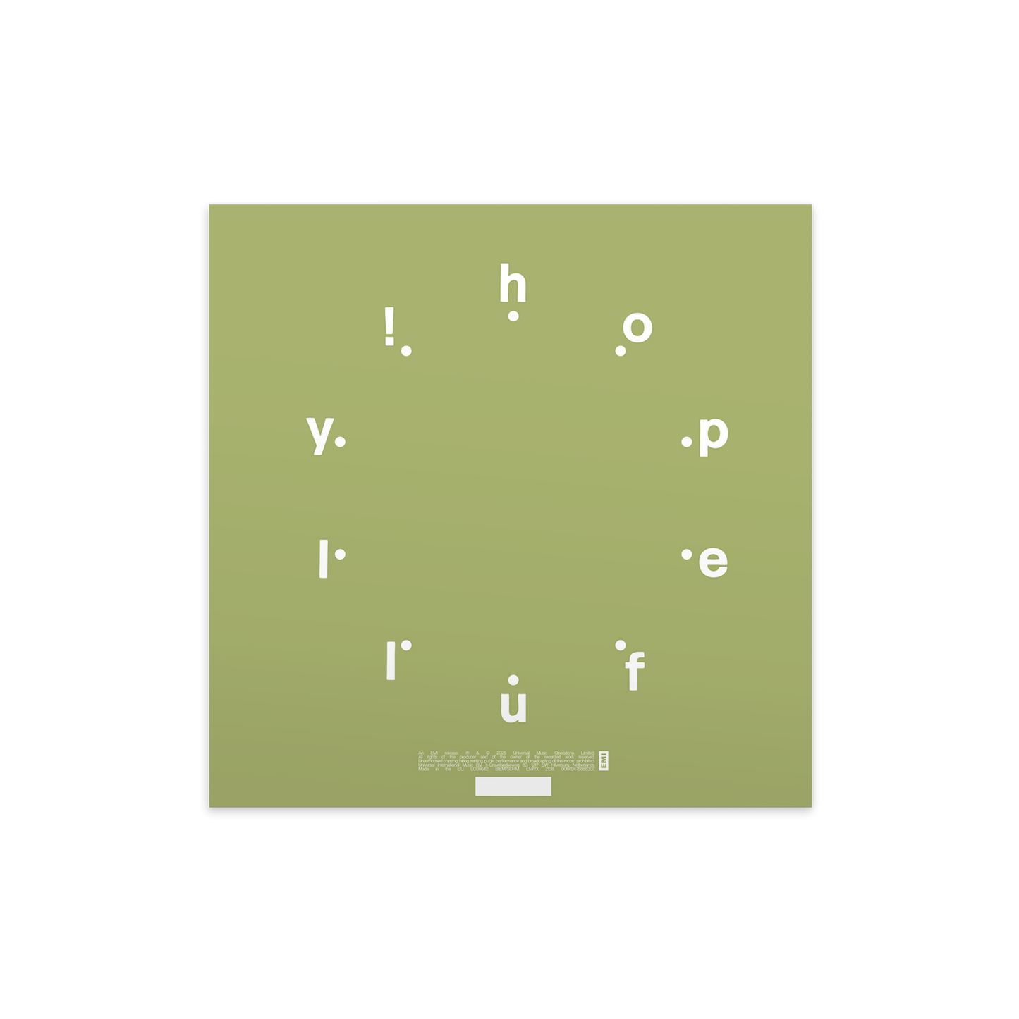 hopefully ! standard clear lp { vinyl }