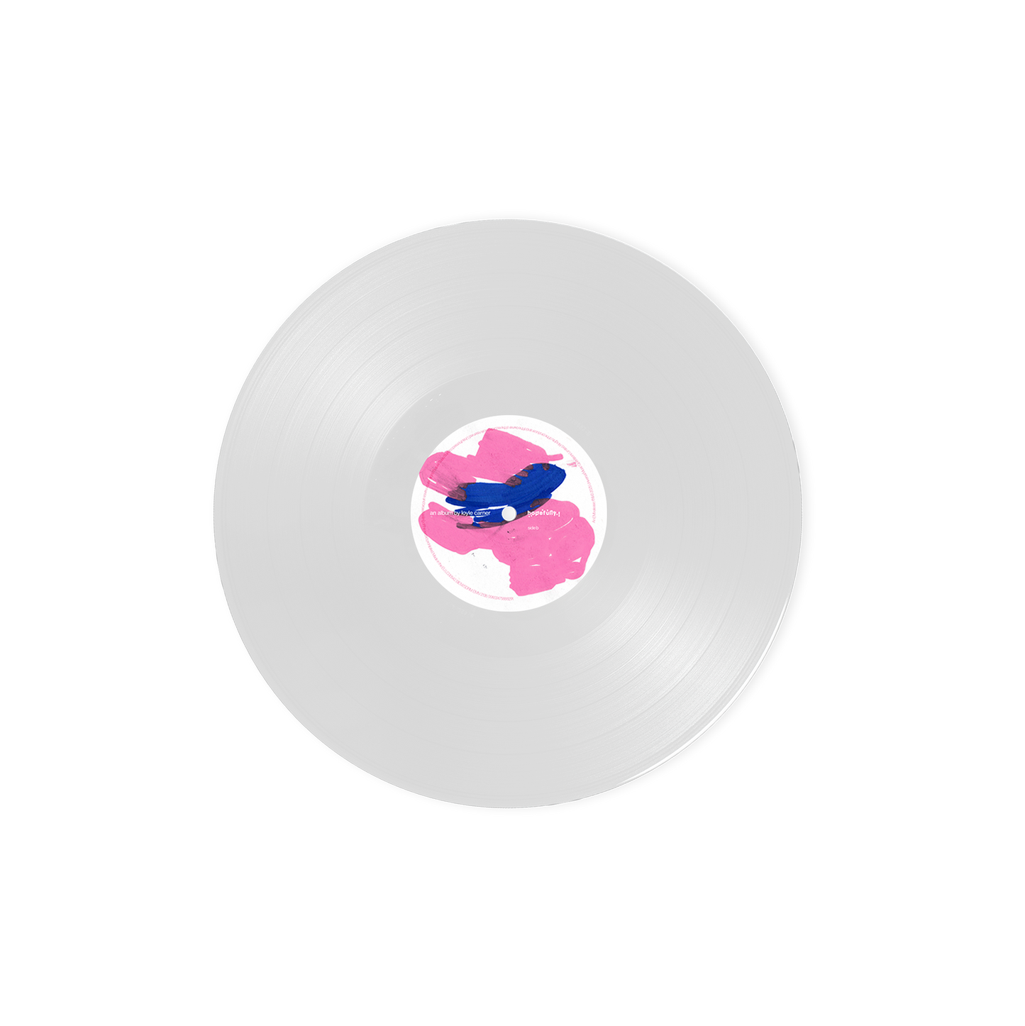 hopefully ! standard clear lp { vinyl }