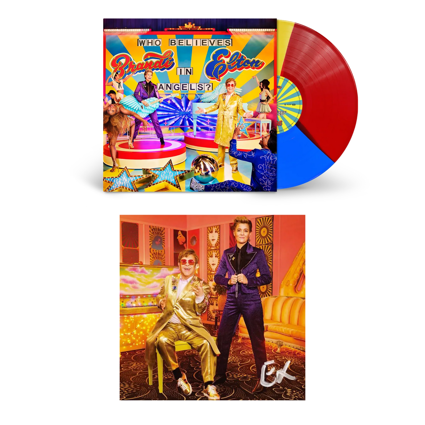 Limited Edition Tri-Colour Standard Vinyl + Signed Art Card Bundle { vinyl }