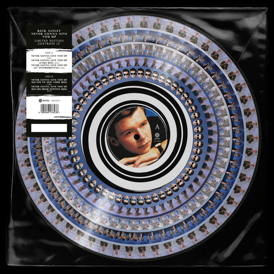 Never Gonna Give You Up: Zoetrope Vinyl LP { vinyl }