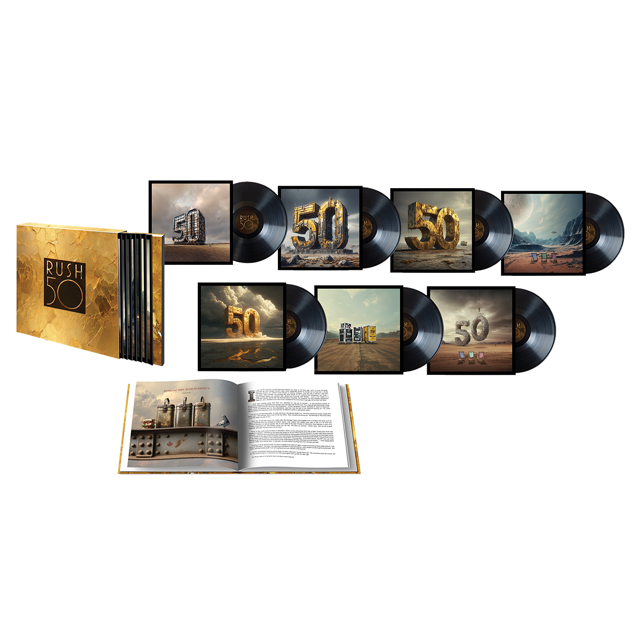 Rush 50: 7LP Boxset { vinyl }