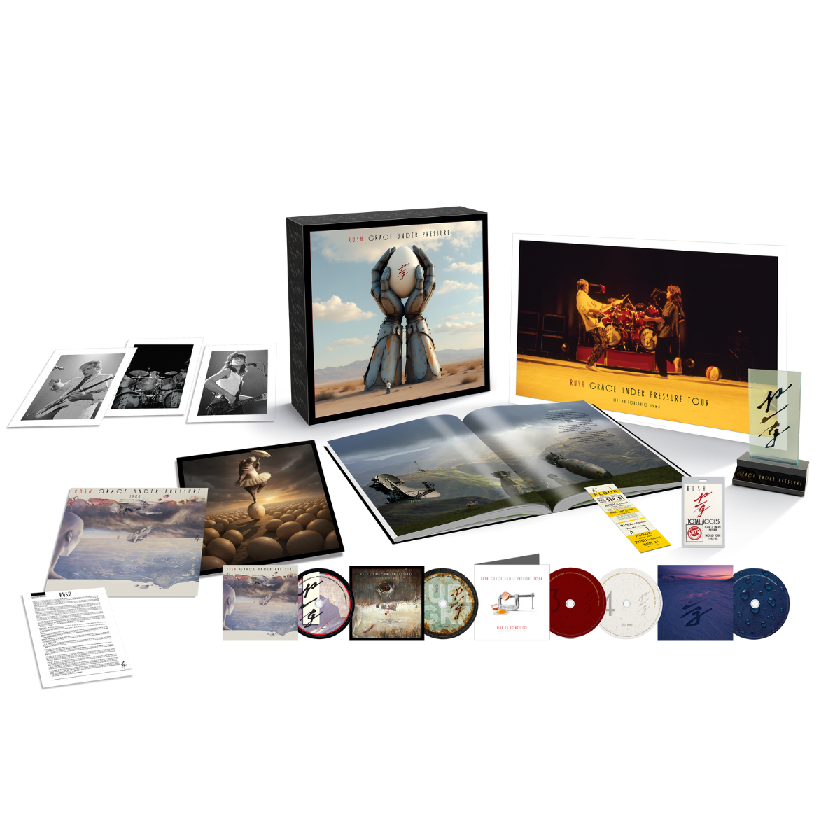 Grace Under Pressure Super Deluxe 4CD + Blu-ray Box Set { vinyl }