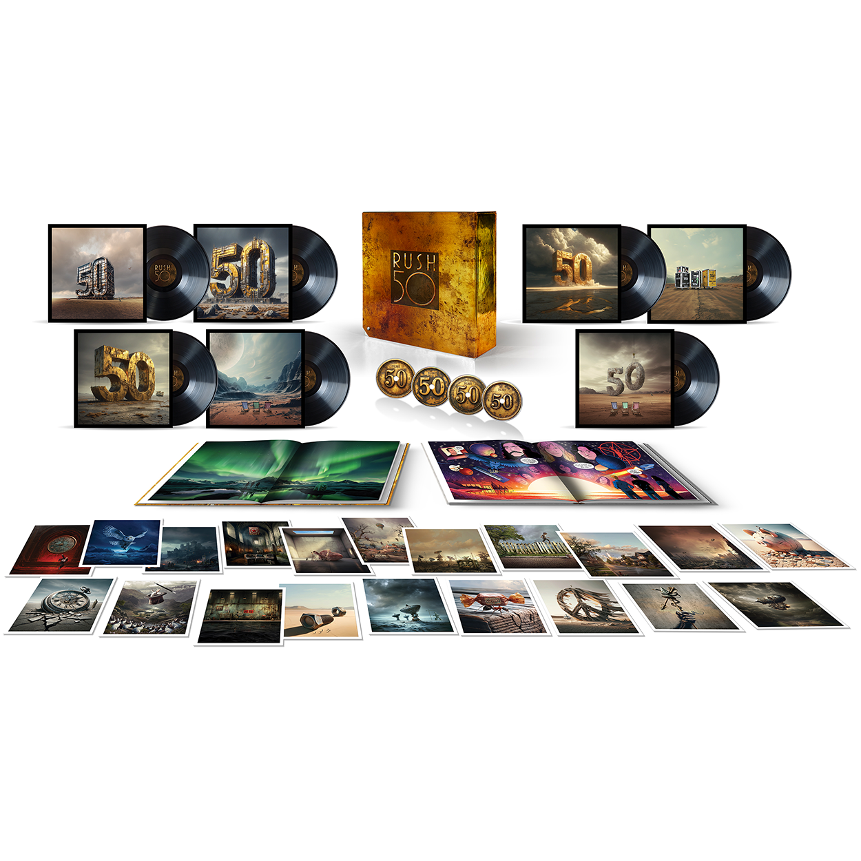 Rush 50: Super Deluxe 7LP + 4CD Boxset { vinyl }