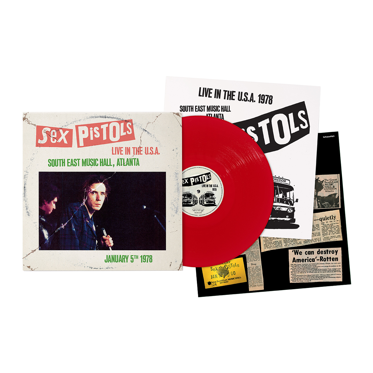 Live In The USA 1978 – Atlanta: Red Vinyl LP { vinyl }