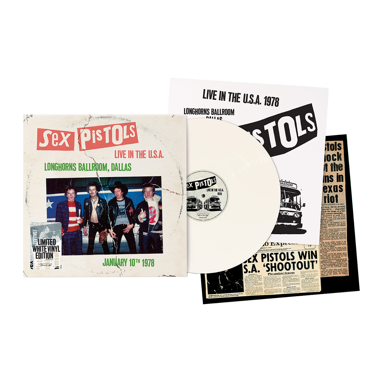 Live In The USA 1978 – Dallas: White Vinyl LP { vinyl }
