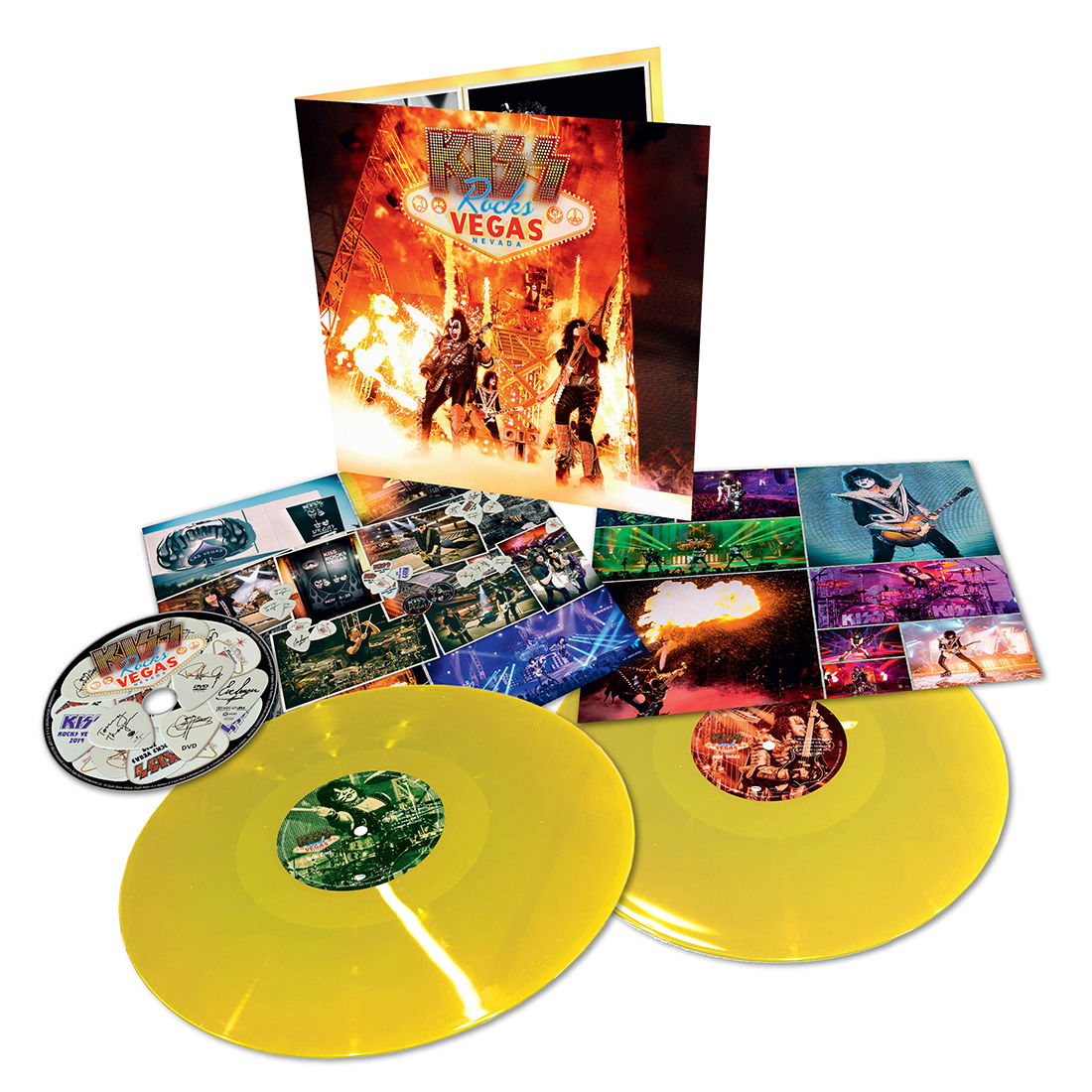 Rocks Vegas: Limited Edition Yellow Gatefold Vinyl 2LP { vinyl }