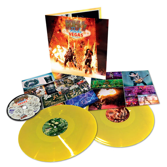 Rocks Vegas: Limited Edition Yellow Gatefold Vinyl 2LP { vinyl }