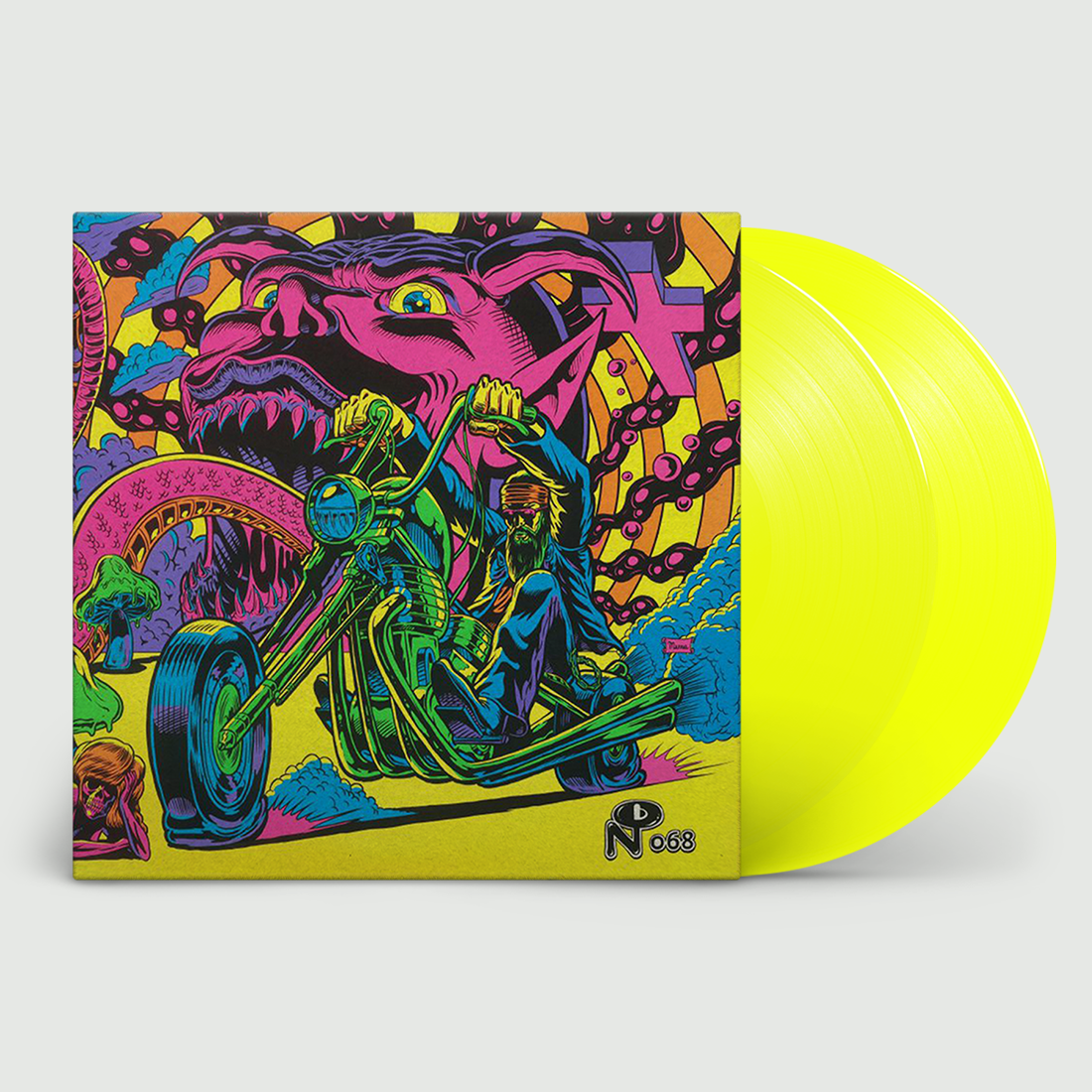 Warfaring Strangers Acid Nightmares: Exclusive Deluxe Neon Yellow Vinyl LP { vinyl }