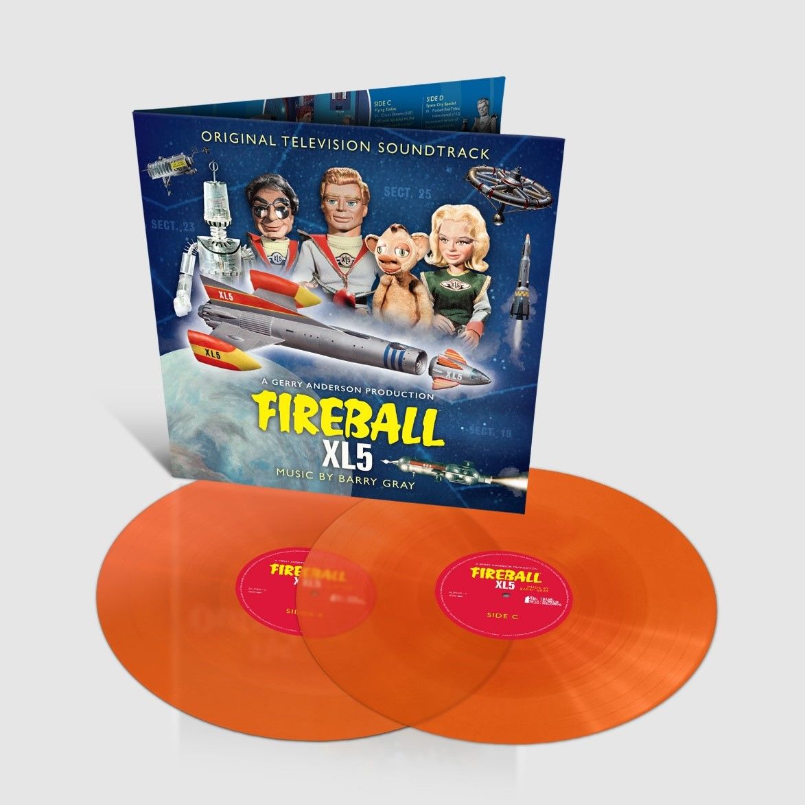 Fireball XL5 (Original TV Soundtrack): Limited Transparent Orange Vinyl 2LP { vinyl }