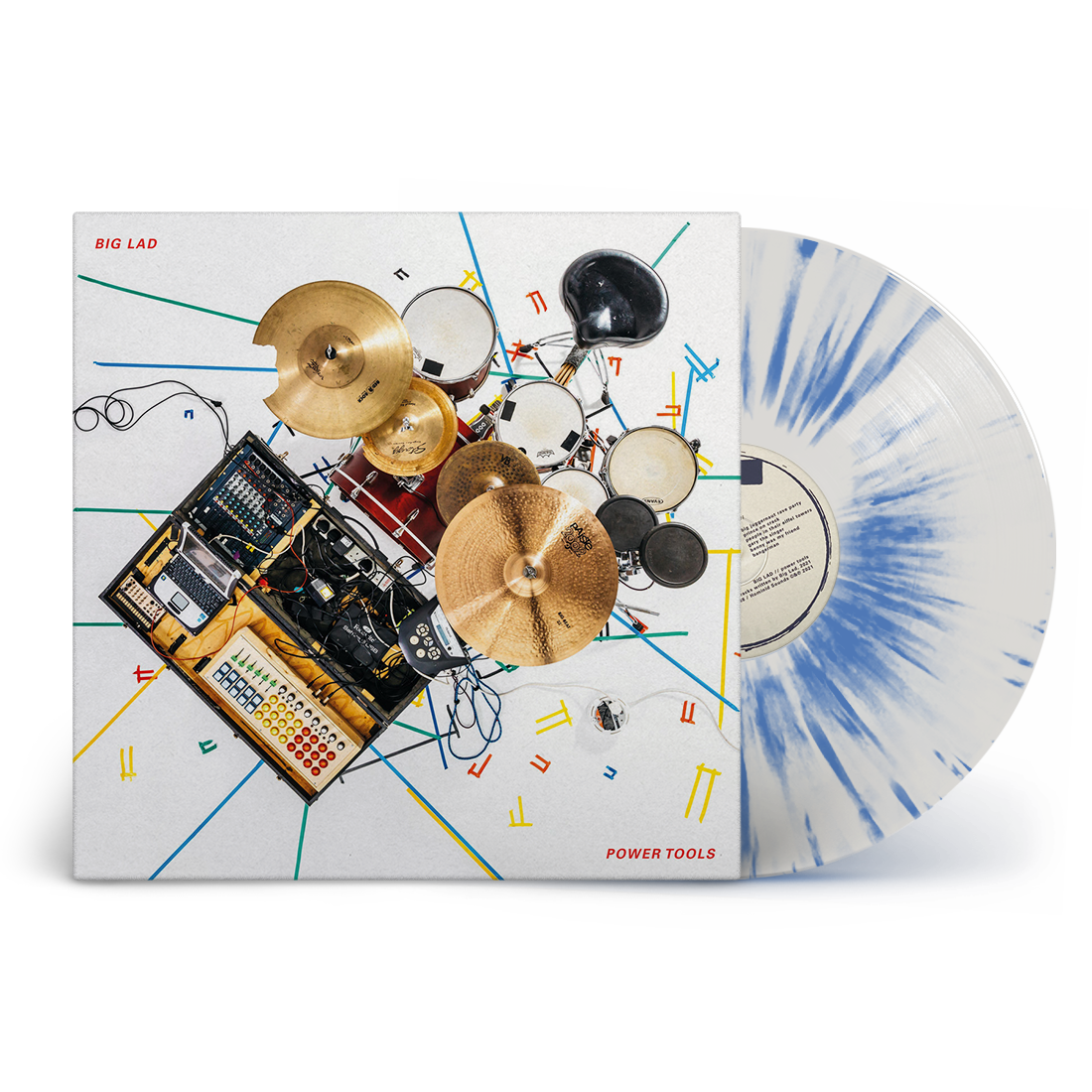 Power Tools: Signed Exclusive White + Blue Splatter Vinyl LP { vinyl }