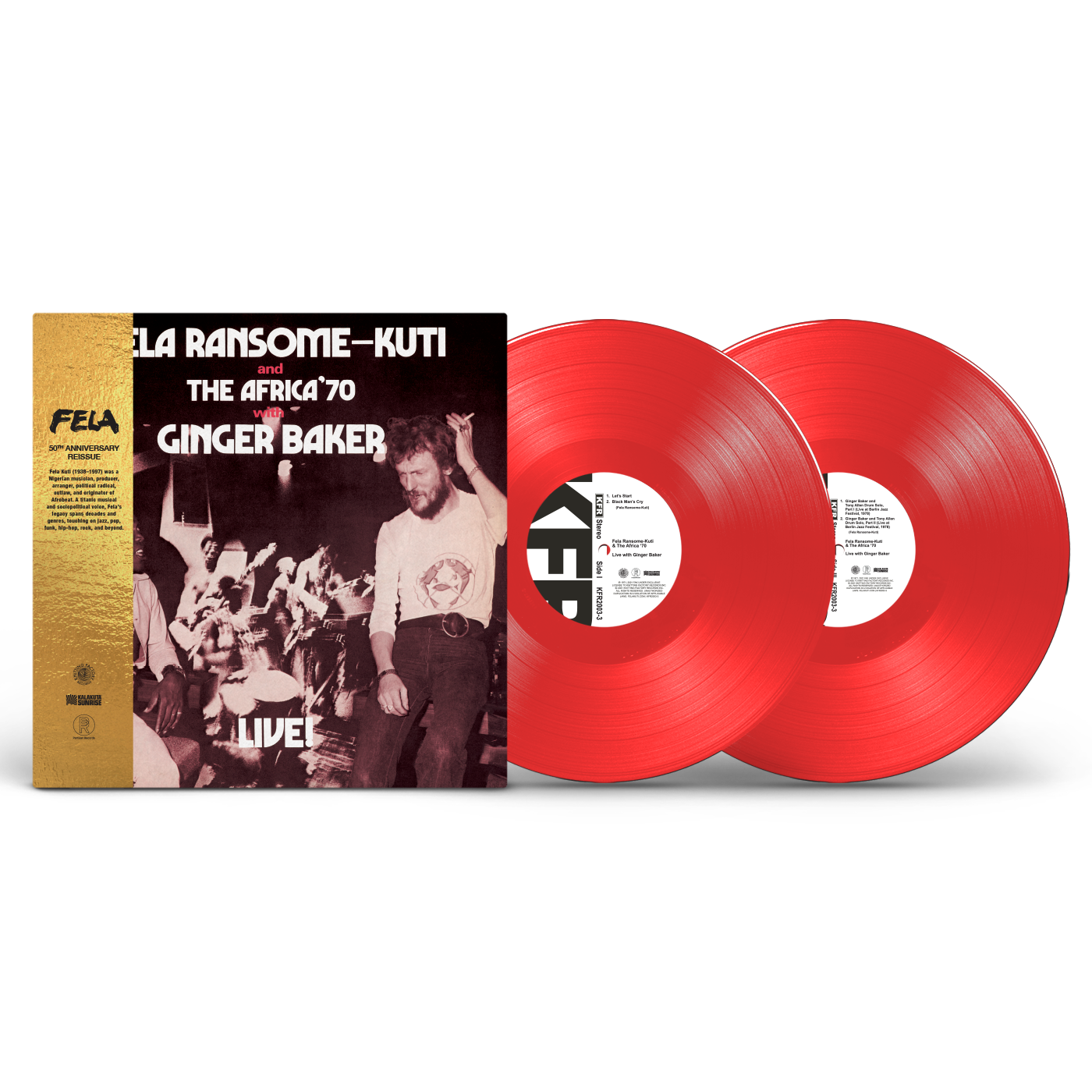 Live! with Ginger Baker: Red Vinyl 2LP { vinyl }
