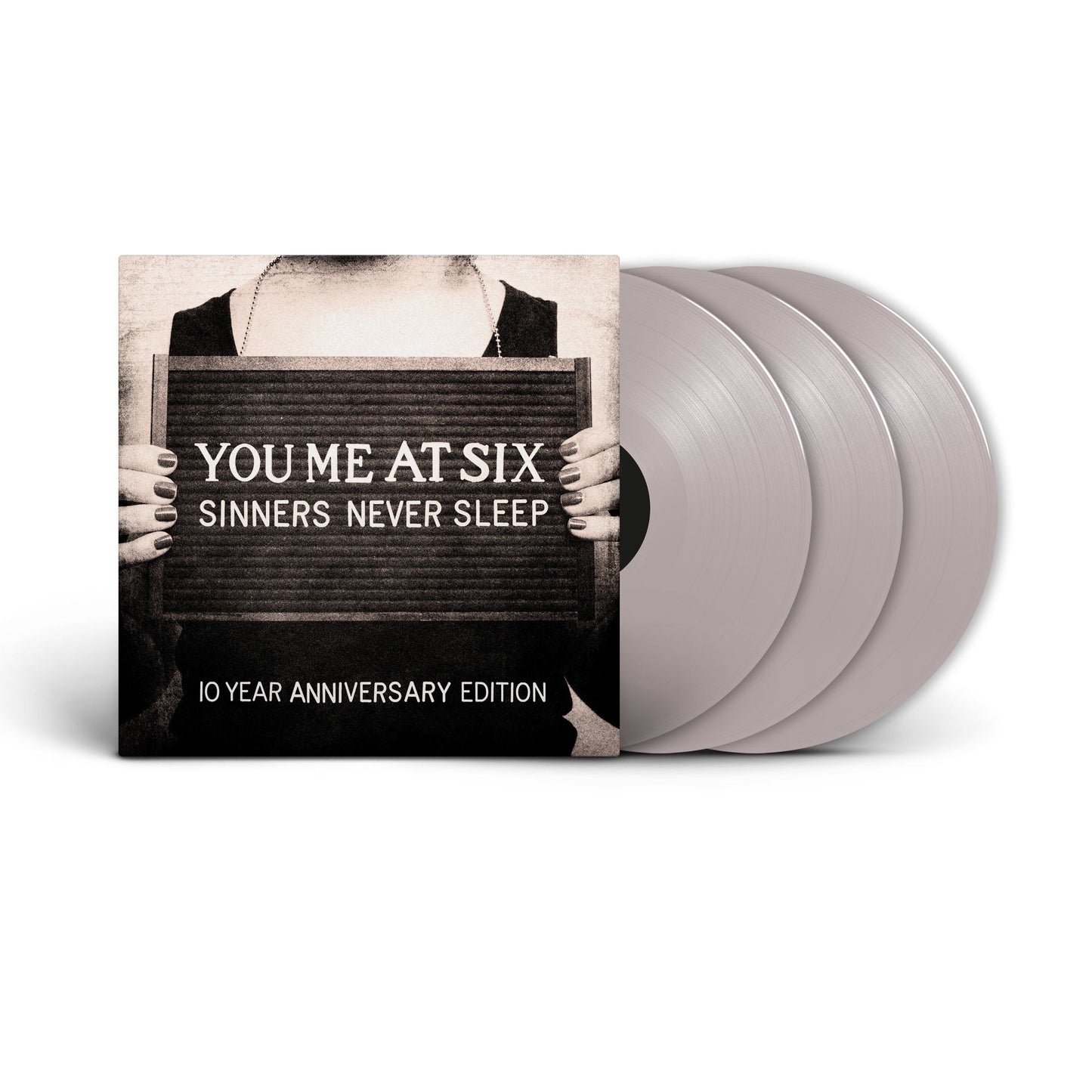 Sinners Never Sleep (10th Anniversary): Limited Silver Vinyl 3LP { vinyl }