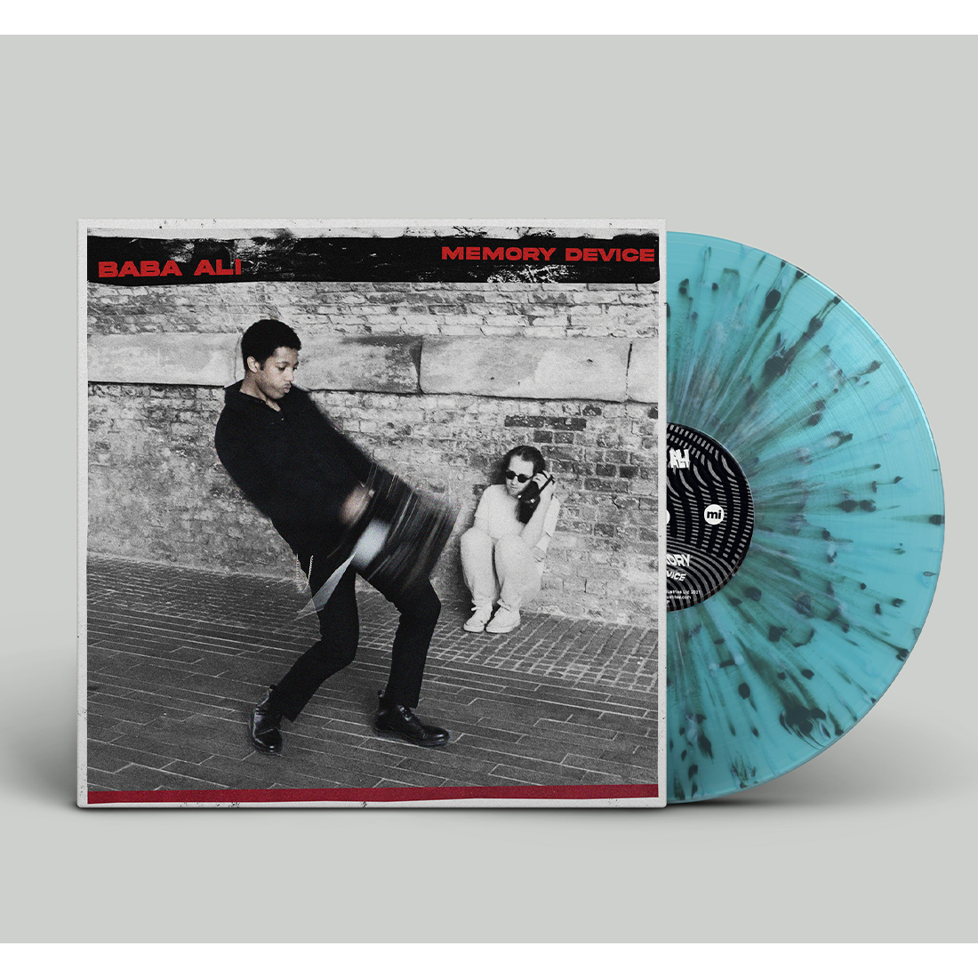 Memory Device: Signed Turquoise and Black Splatter Vinyl LP { vinyl }