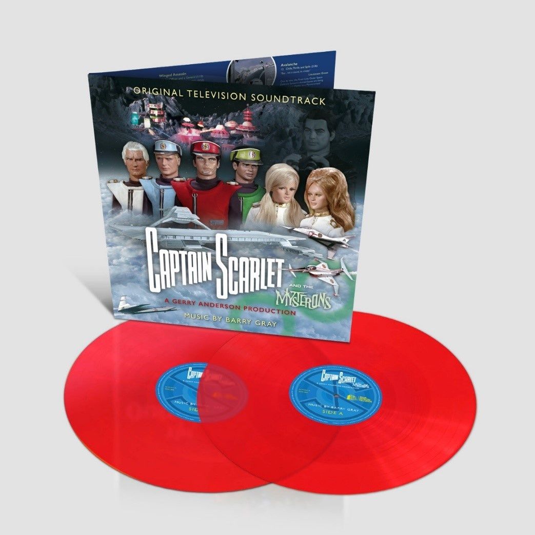 Captain Scarlet & The Mysterons: Limited Edition Gatefold Transparent Vinyl 2LP { vinyl }