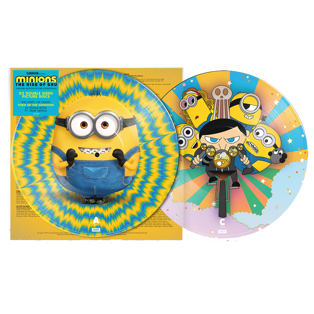 Minions - The Rise Of Gru: Limited Picture Disc Vinyl LP { vinyl }