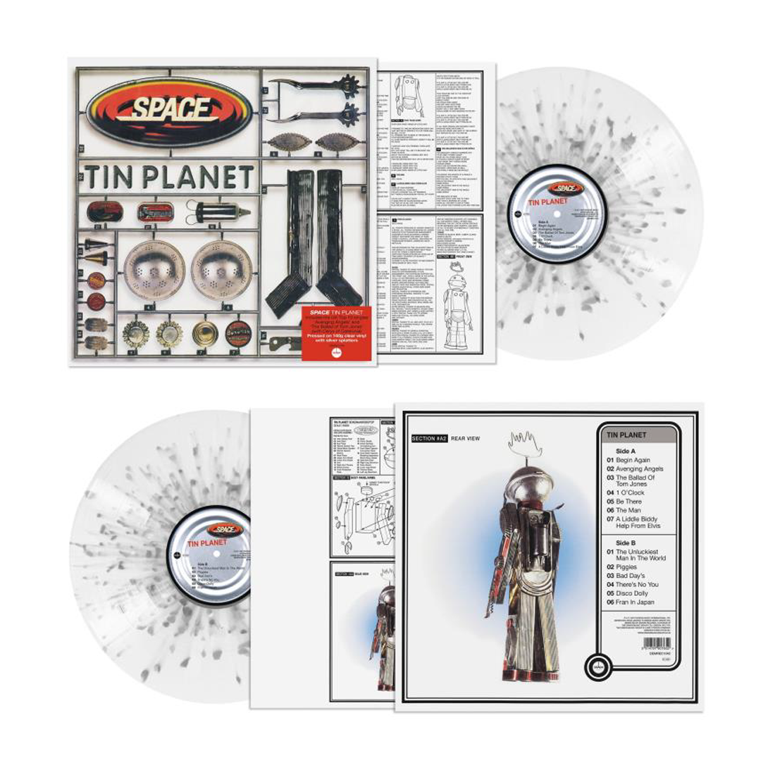 Tin Planet: Limited Silver Splatter Vinyl LP { vinyl }