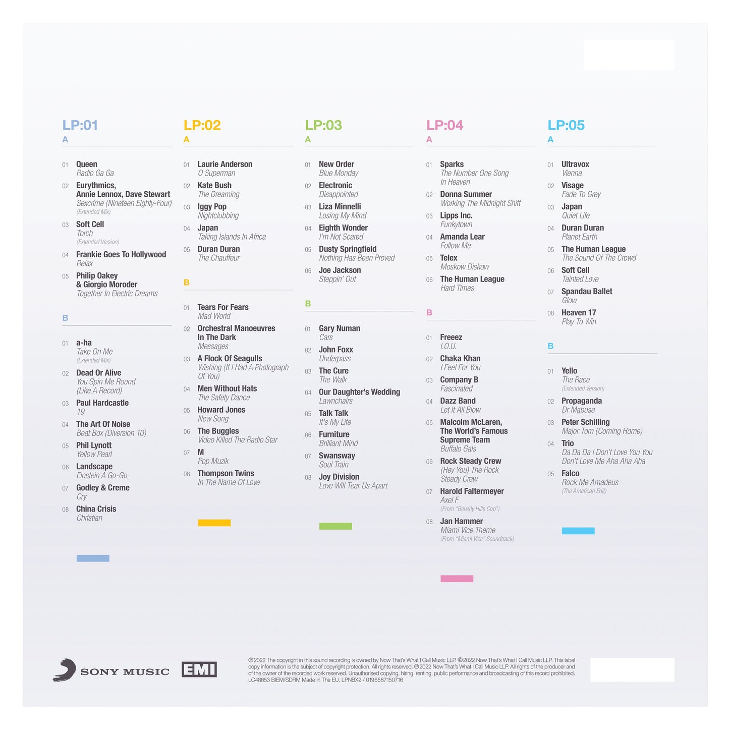 NOW Presents… Electronic (5LP) { vinyl }