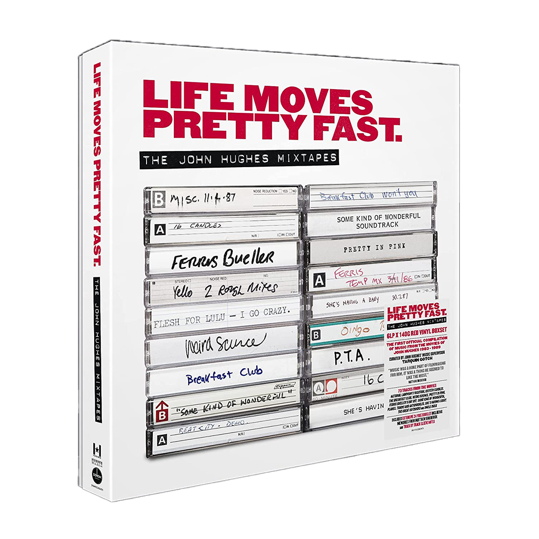 Life Moves Pretty Fast - The John Hughes Mixtapes: Red Vinyl 6LP Box Set { vinyl }