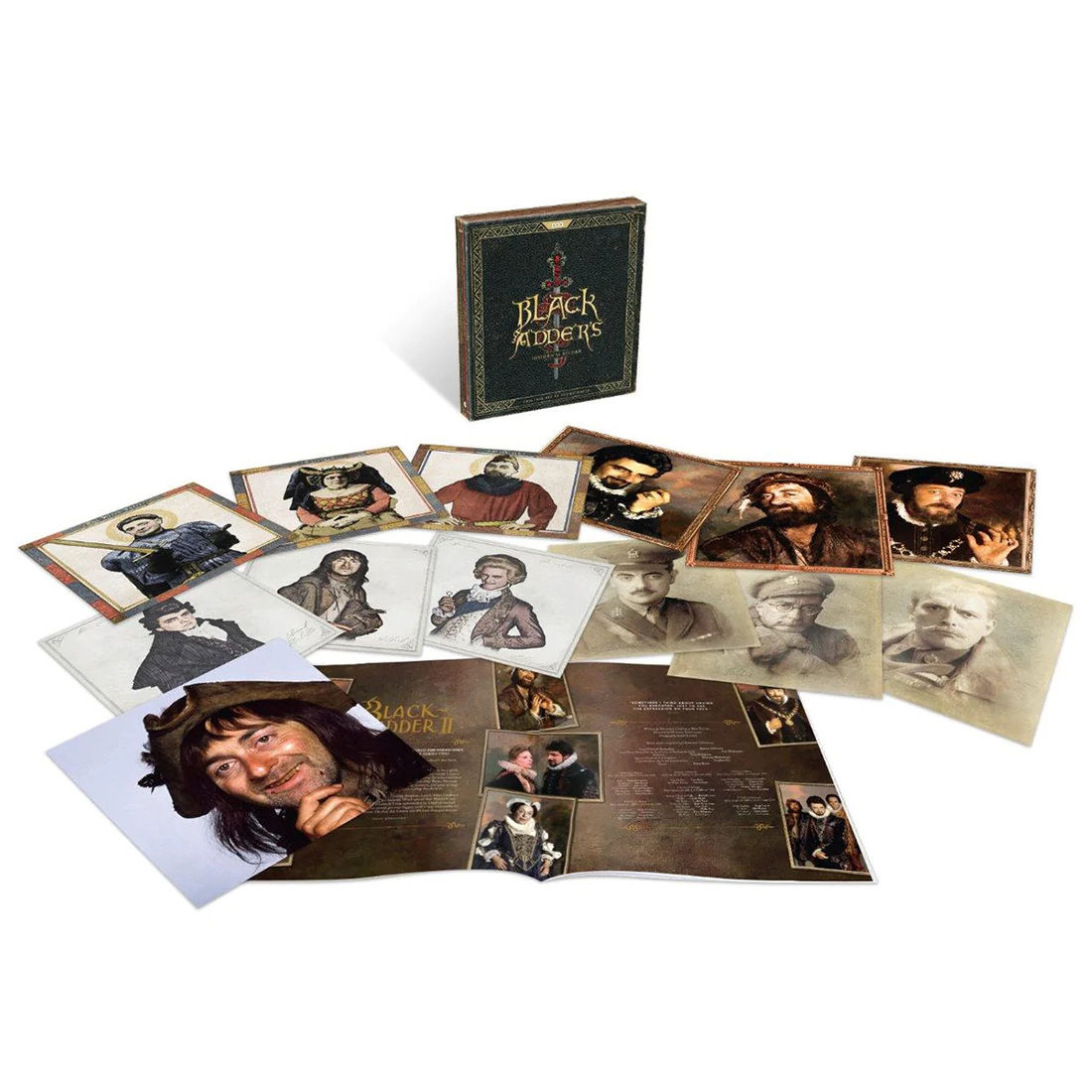 Blackadder's Historical Record - 40th Anniversary: Signed 140g Gold Vinyl 12LP Box Set [Signed By Tony Robinson aka Baldrick] { vinyl }