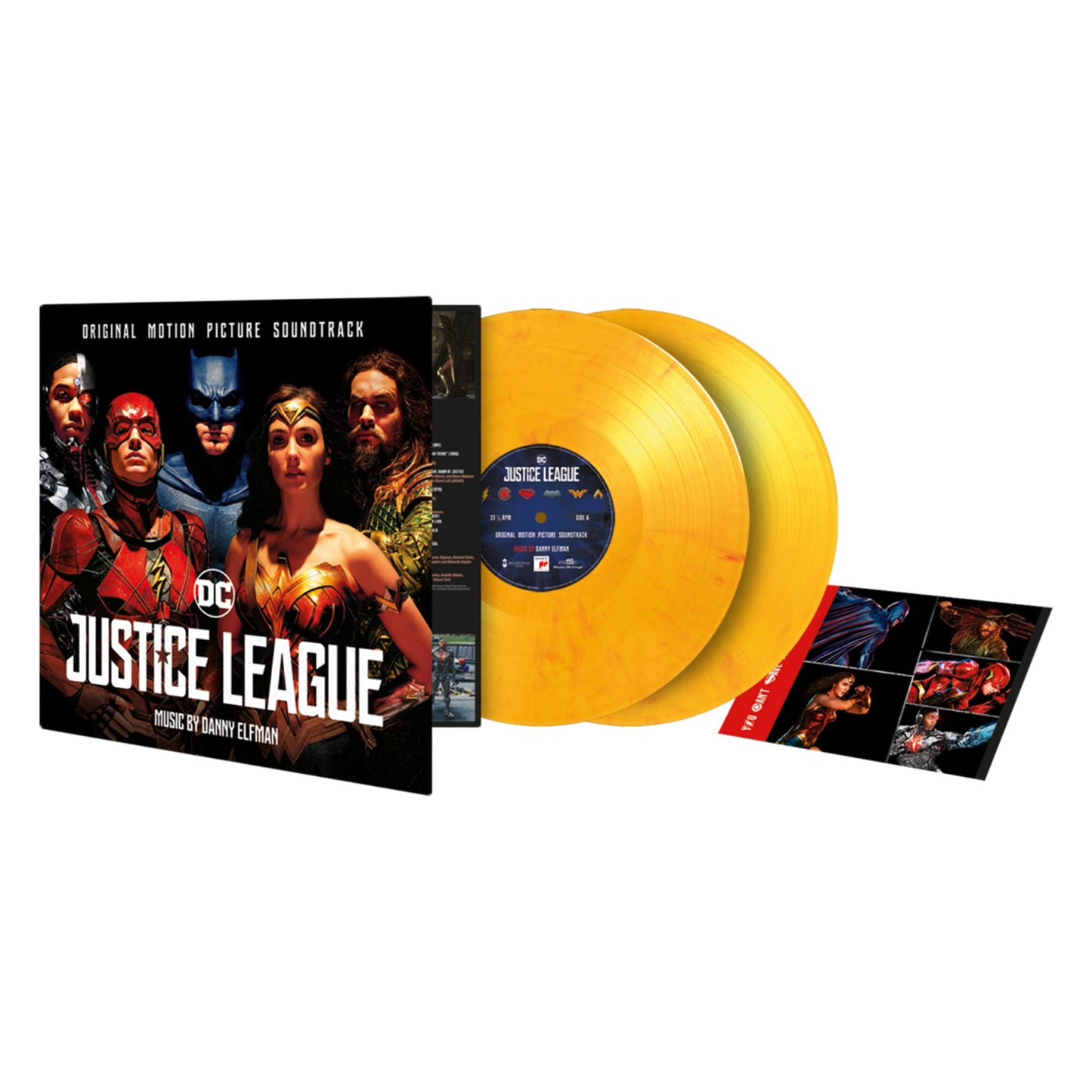 Justice League: Flaming Colour Vinyl 2LP { vinyl }